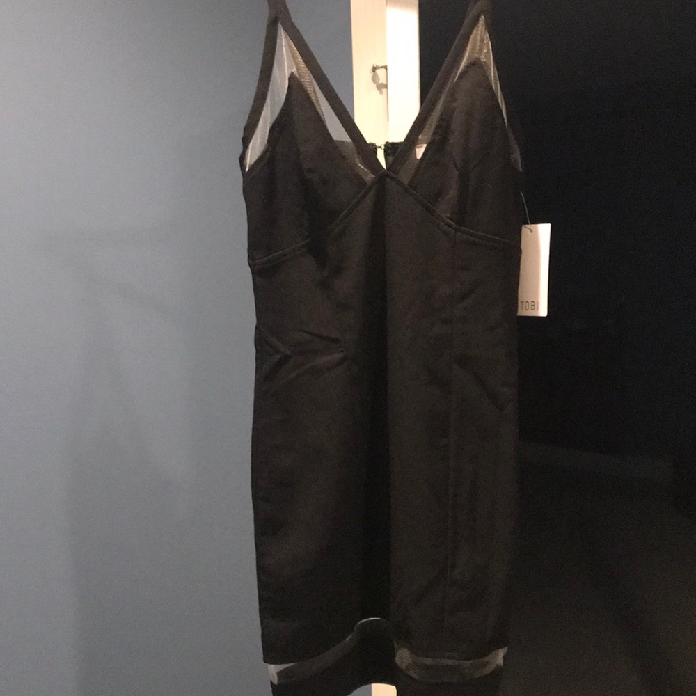 Midi black dress